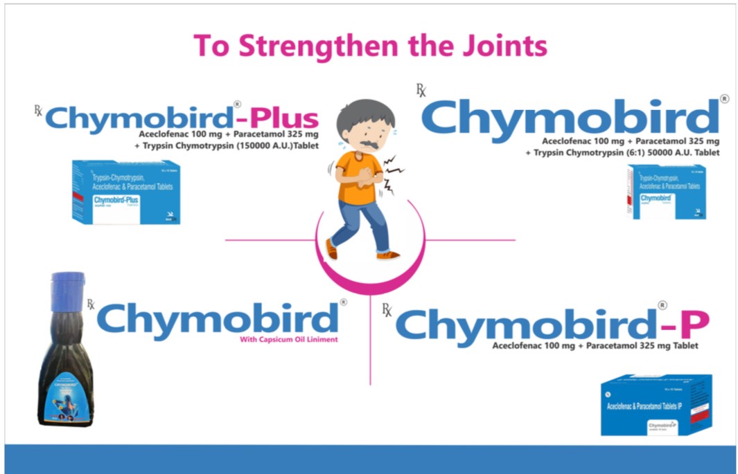 Chymobird - Enzyme-Based Supplement for Pain Relief